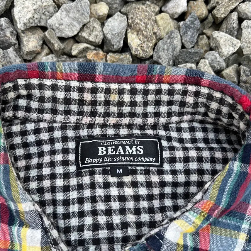 [BUNJANG] BEAMS Checkered Shirt / BEAMS 체크 셔츠 (실측확인)