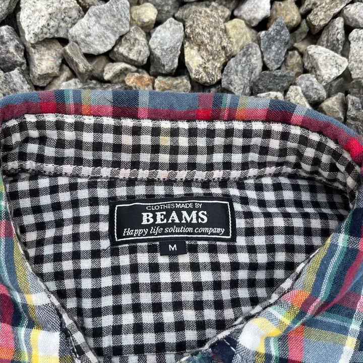 [BUNJANG] BEAMS Checkered Shirt / BEAMS 체크 셔츠 (실측확인)