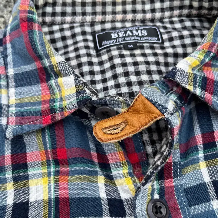 [BUNJANG] BEAMS Checkered Shirt / BEAMS 체크 셔츠 (실측확인)