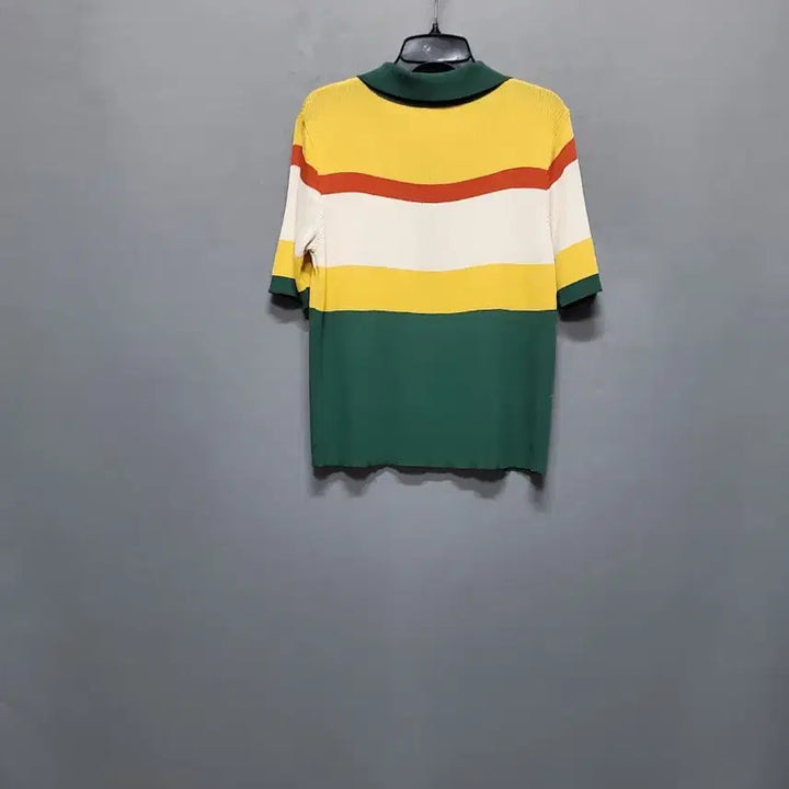 [SOLD OUT] 컬러 배색 골지 카라니트