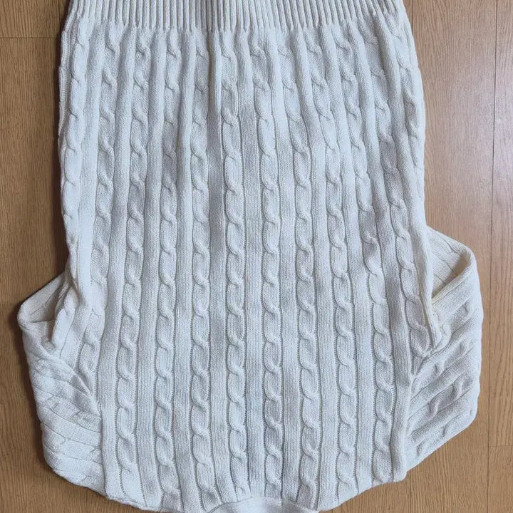 [BUNJANG] Polo Ralph Lauren Cable Knit Cardigan Cream / 폴로랄프로렌 케이블 니트 가디건  크림색  거의새거