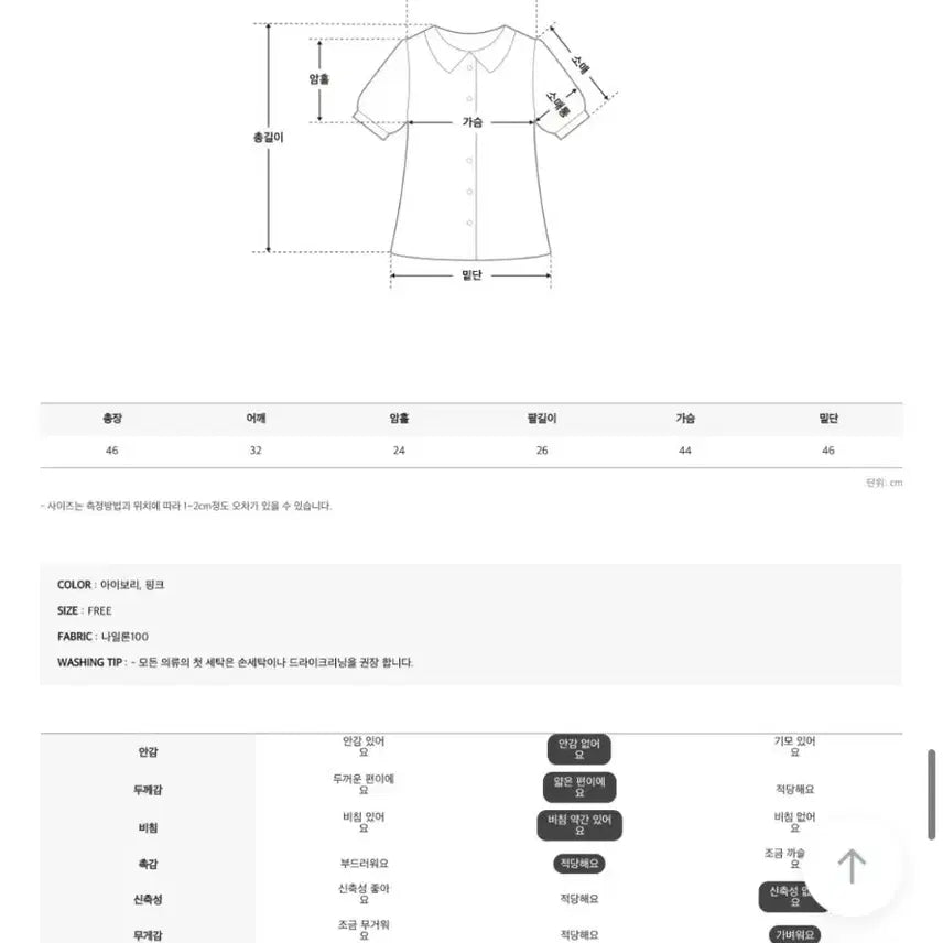 [SOLD OUT] [보관만한새상품] 청순여리 랩 블라우스 프리사이즈 정가 46,700원