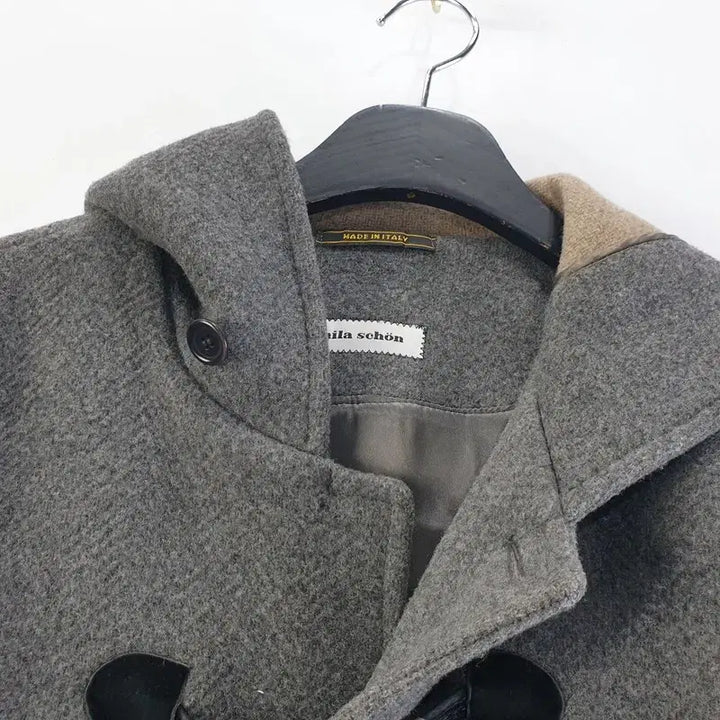 [BUNJANG] Mila Schon Free Size Gray Tteokbokki Coat / 밀라숀 남FREE 떡볶이 코트 그레이 M6901