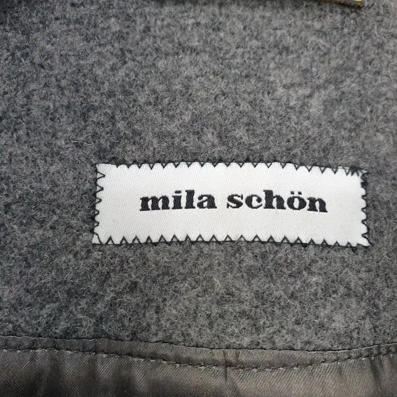 [BUNJANG] Mila Schon Free Size Gray Tteokbokki Coat / 밀라숀 남FREE 떡볶이 코트 그레이 M6901