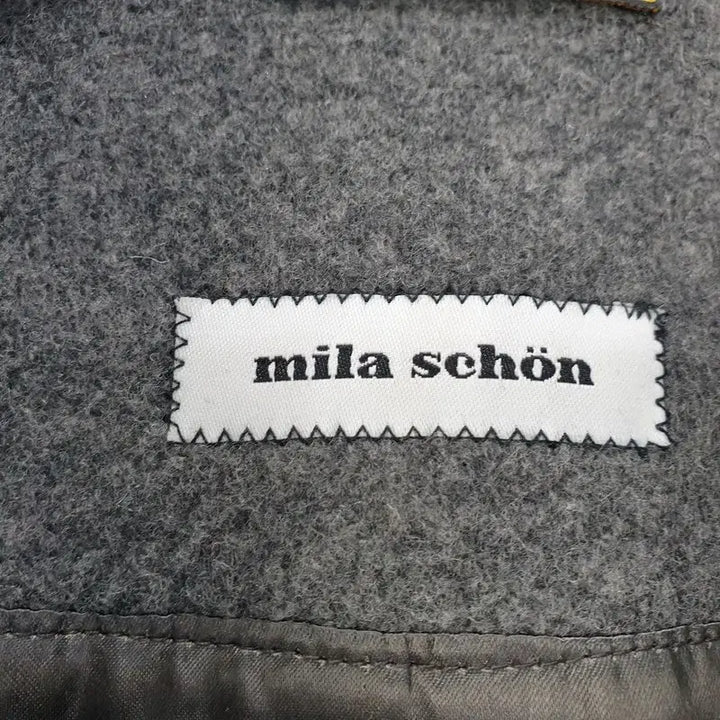 [BUNJANG] Mila Schon Free Size Gray Tteokbokki Coat / 밀라숀 남FREE 떡볶이 코트 그레이 M6901