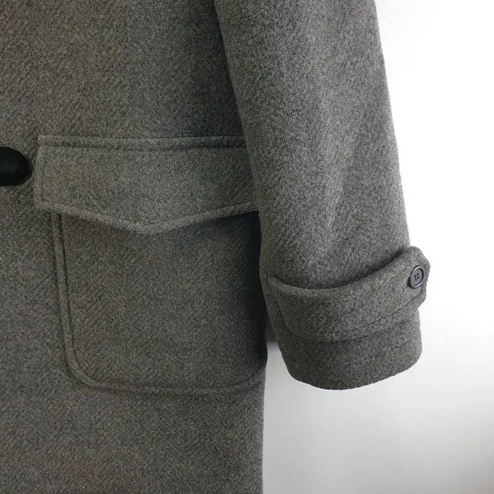 [BUNJANG] Mila Schon Free Size Gray Tteokbokki Coat / 밀라숀 남FREE 떡볶이 코트 그레이 M6901