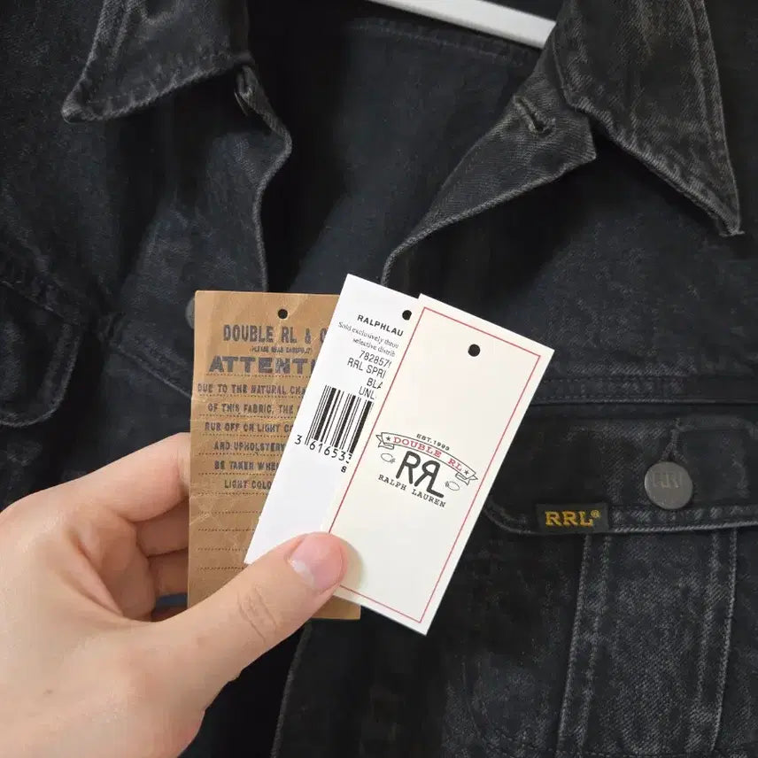 [SOLD OUT] RRL 랄프로렌 블랙 데님 자켓