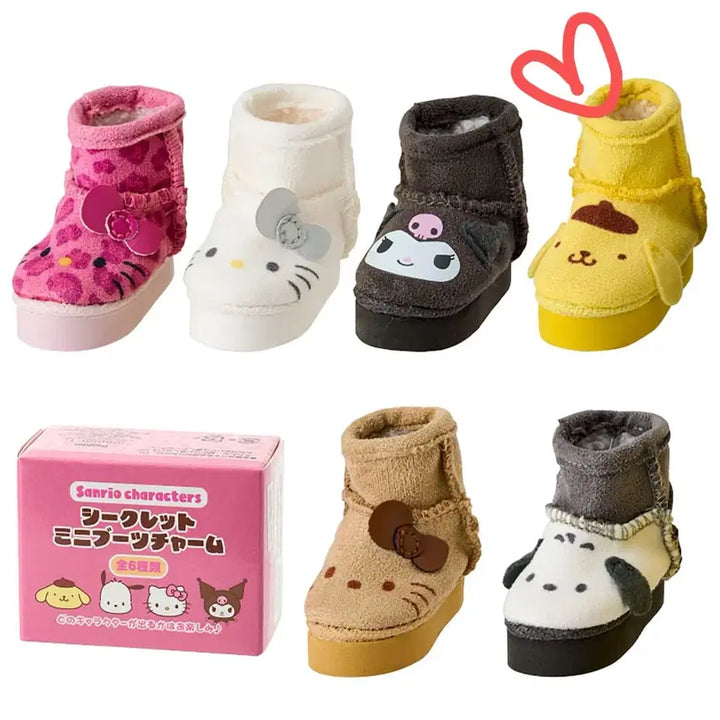 [BUNJANG] Sanrio Pompompurin Secret Mini UGG Boots Keyring / [미개봉] 산리오 시크릿 미니 어그부츠 키링 (폼폼푸린)
