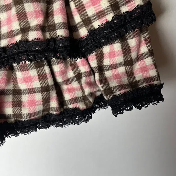 [SOLD OUT] [Tralala] 트랄라라 갸루 체크 큐롯 스커트