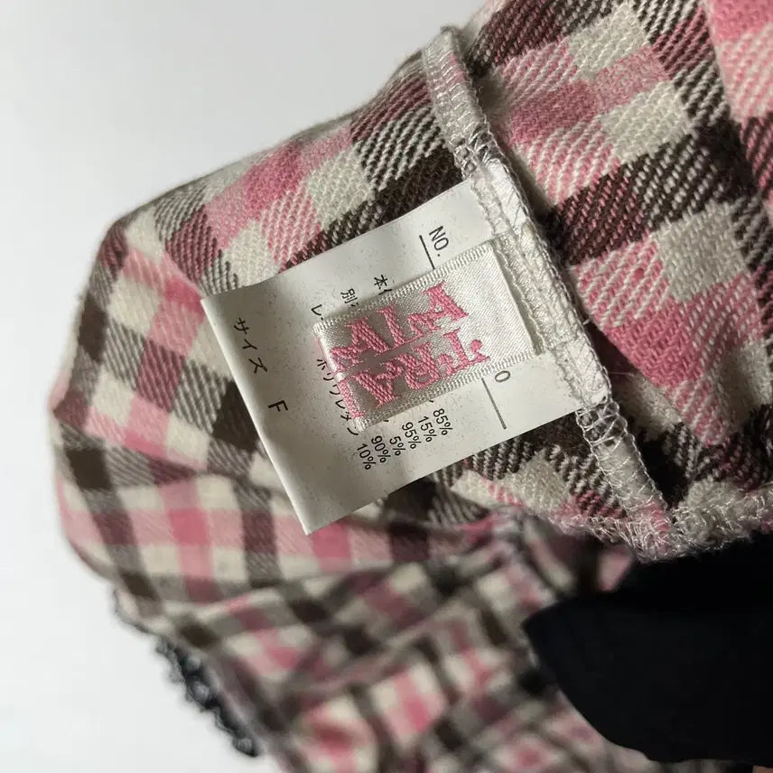 [SOLD OUT] [Tralala] 트랄라라 갸루 체크 큐롯 스커트
