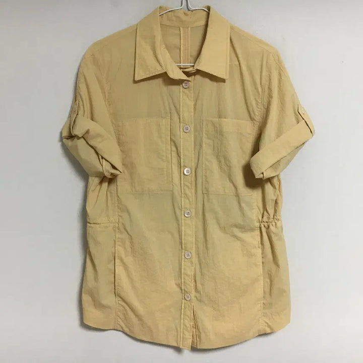 [BUNJANG] Hazzys Ladies Short Sleeve Blouse 85 / 헤지스 레이디스 반팔 셔츠 블라우스 85