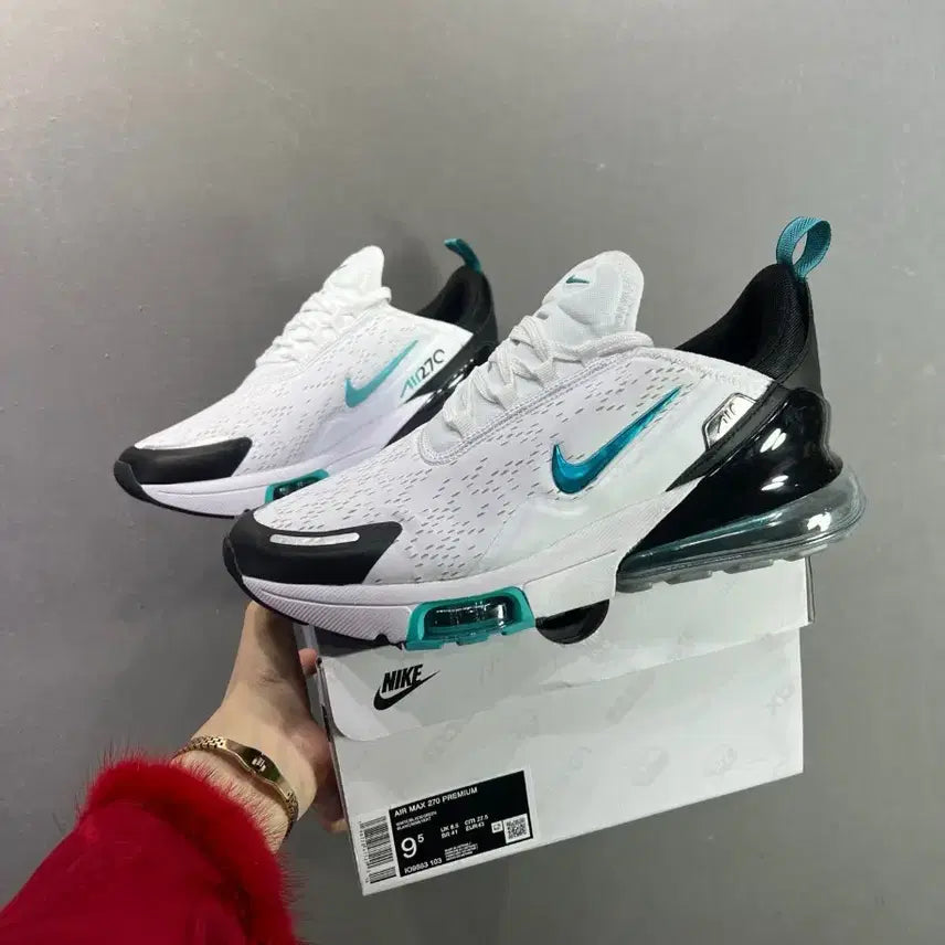[BUNJANG] Nike Air Max 270 White/Blue Men&