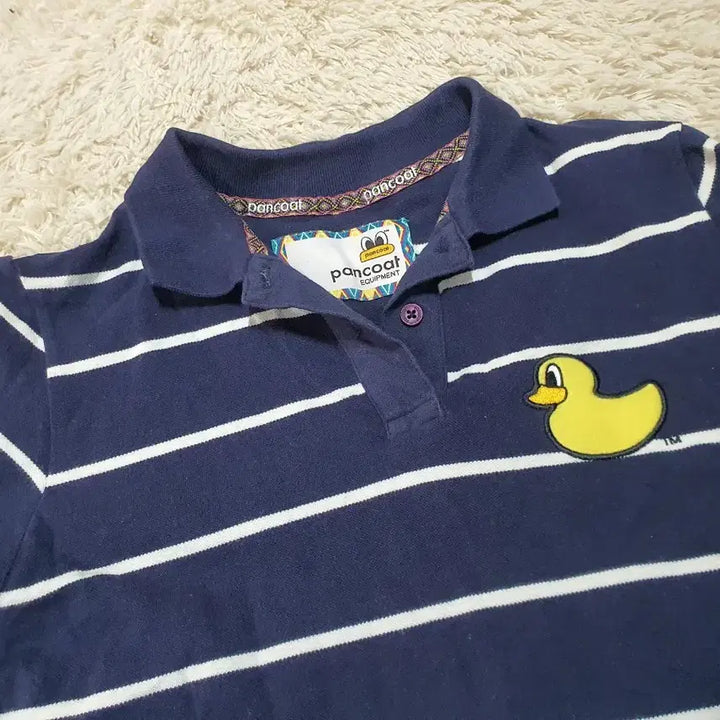 [BUNJANG] Pancoat Navy Striped Collar Dress / 팬콧 네이비 스트라이프 카라 원피스