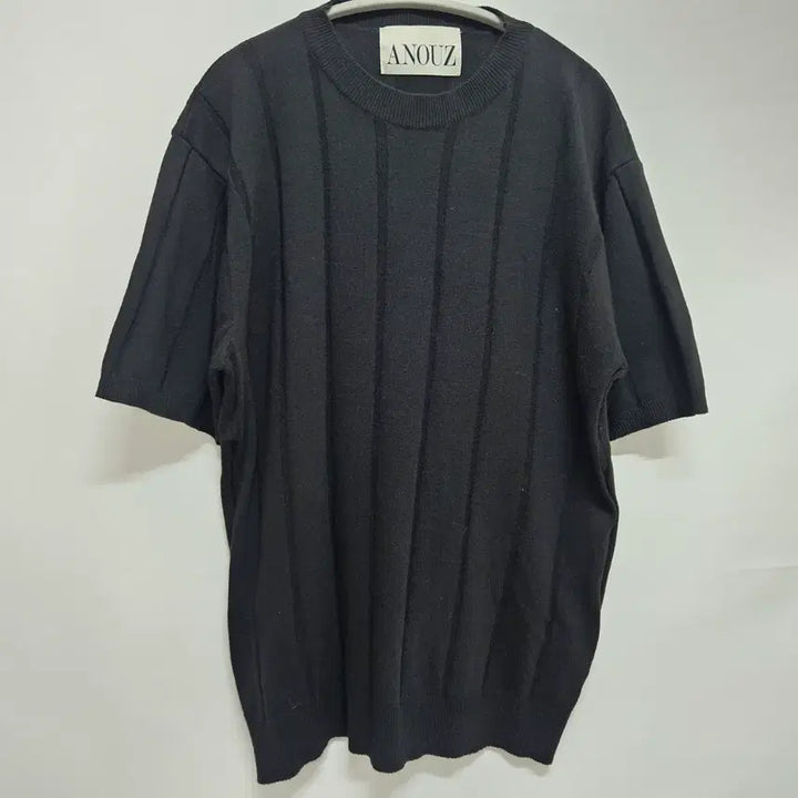 [BUNJANG] anouz Knit T-Shirt (L) / 어누즈 anouz 반팔 니트 티셔츠 L