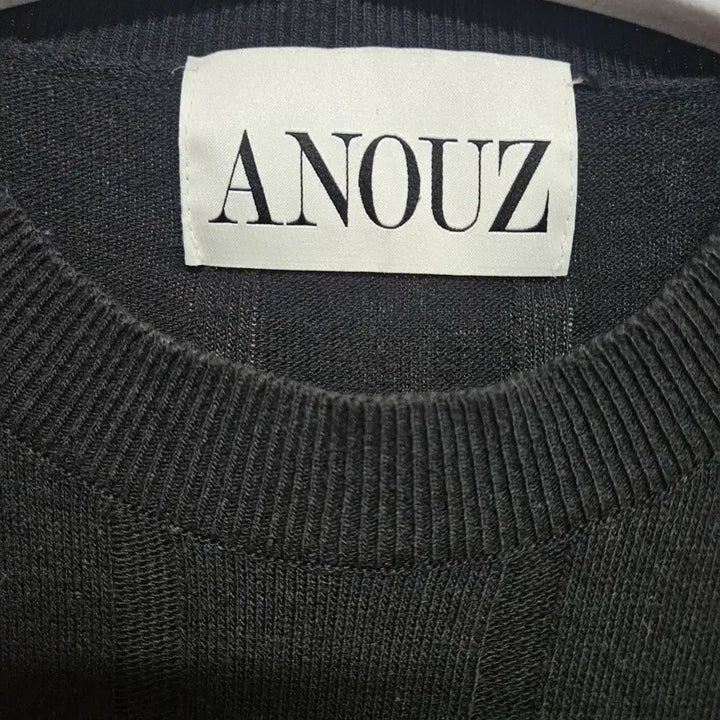 [BUNJANG] anouz Knit T-Shirt (L) / 어누즈 anouz 반팔 니트 티셔츠 L