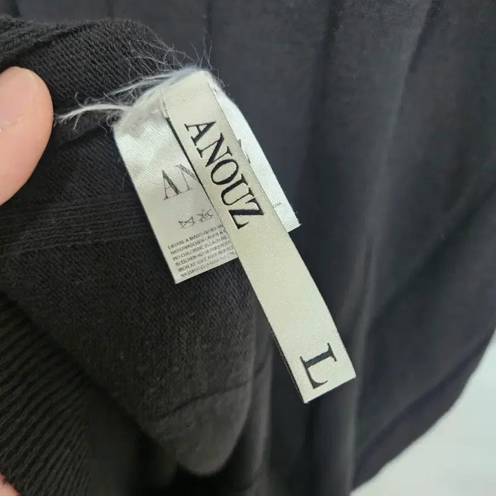 [BUNJANG] anouz Knit T-Shirt (L) / 어누즈 anouz 반팔 니트 티셔츠 L