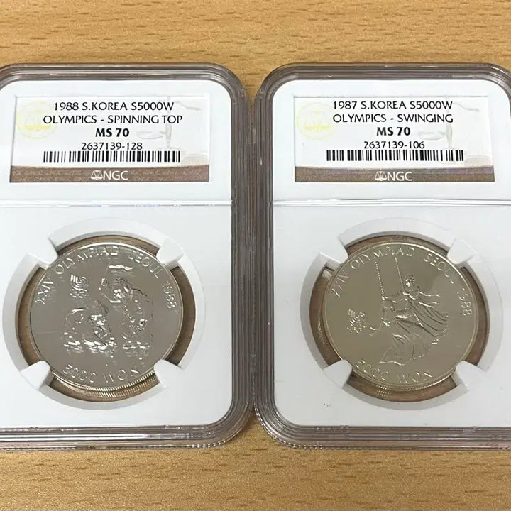 [BUNJANG] 1988 Seoul Olympics NGC 70 Silver Commemorative Coin / 서울올림픽 ngc 70등급 실버 기념은화 88올림픽 기념주화 은화