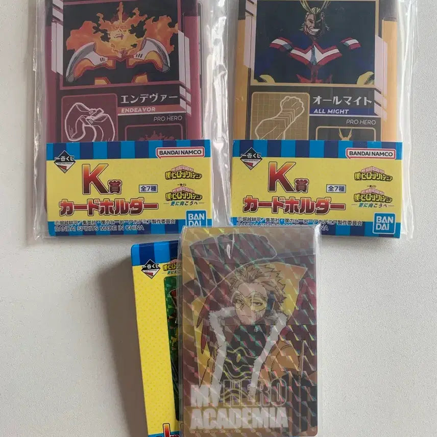 [SOLD OUT] 나의 히어로 아카데미아 카드홀더 (올마이트/엔데버)일괄(+덤)