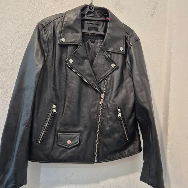 [BUNJANG] Sophisticated Black Leather Lambskin Jacket L / Sophisticated 블랙 레더 양가죽 자켓 L