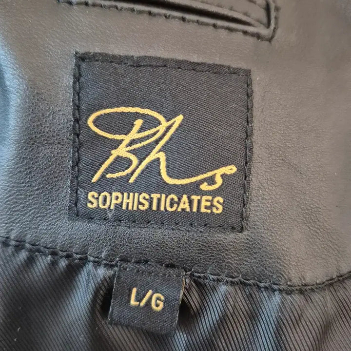 [BUNJANG] Sophisticated Black Leather Lambskin Jacket L / Sophisticated 블랙 레더 양가죽 자켓 L