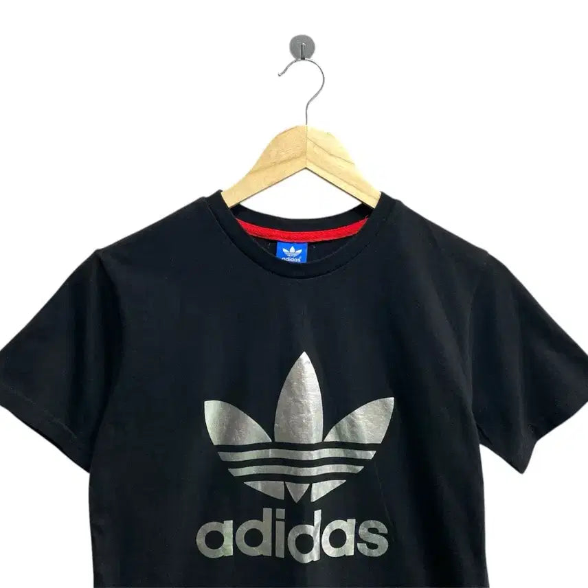 [BUNJANG] Adidas Adicolor Silver Mark Trefoil T-shirt S / 아디다스 아디컬러 실버마크 트레포일 티셔츠 S