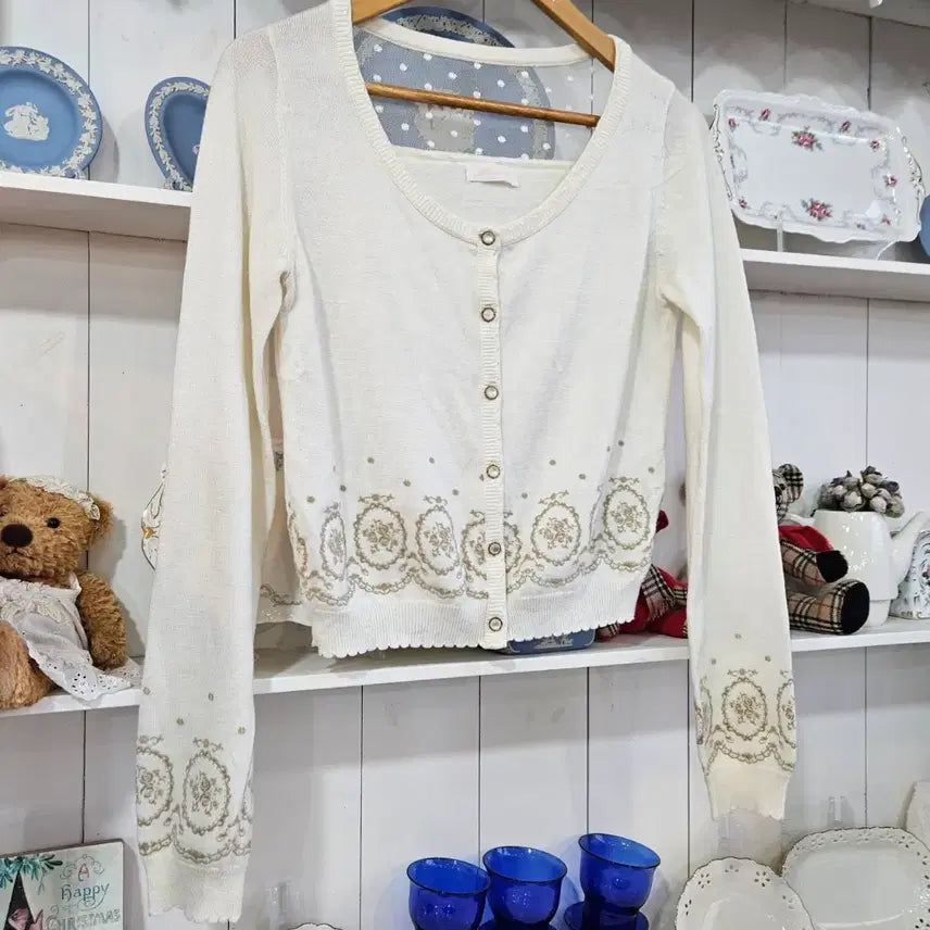 [BUNJANG] LIZ LISA Dot Sheer Cardigan / 리즈리사(LIZ LISA) 도트시스루 가디건