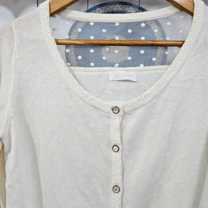 [BUNJANG] LIZ LISA Dot Sheer Cardigan / 리즈리사(LIZ LISA) 도트시스루 가디건