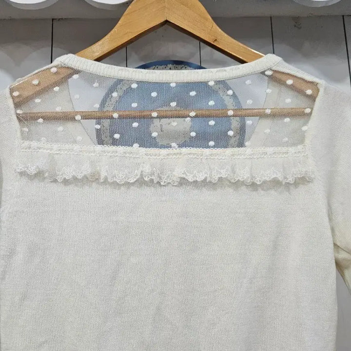 [BUNJANG] LIZ LISA Dot Sheer Cardigan / 리즈리사(LIZ LISA) 도트시스루 가디건