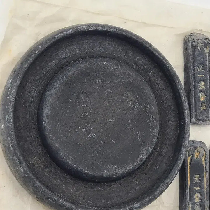 [BUNJANG] Antique Calligraphy Set (Ink Stone &amp; Ink) / 서예 문진 세트 (먹돌 &amp; 먹)