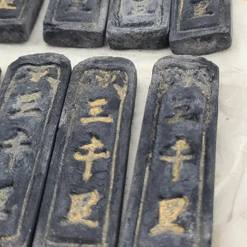 [BUNJANG] Antique Calligraphy Set (Ink Stone &amp; Ink) / 서예 문진 세트 (먹돌 &amp; 먹)