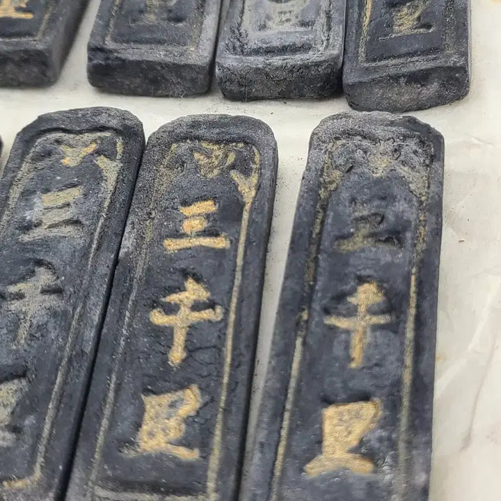 [BUNJANG] Antique Calligraphy Set (Ink Stone &amp; Ink) / 서예 문진 세트 (먹돌 &amp; 먹)