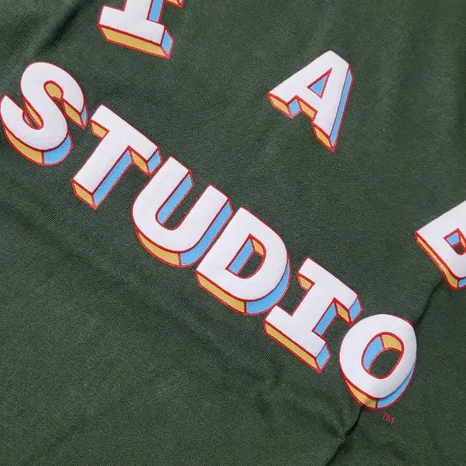 [BUNJANG] IAB Studio Logo Tee (Khaki) - M Size / IAB STUDIO 반팔 티셔츠 카키