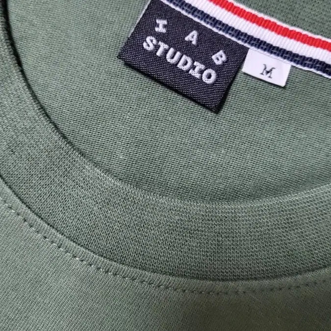 [BUNJANG] IAB Studio Logo Tee (Khaki) - M Size / IAB STUDIO 반팔 티셔츠 카키