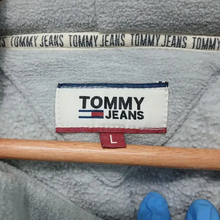[BUNJANG] Tommy Jeans Fleece Hoodie / TOMMY JEANS 타미진스 플리스 후드티
