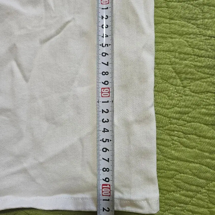 [BUNJANG] Polham Wide White Denim Bading Pants / 29-31) 폴햄 와이드 화이트 데님 밴딩 팬츠