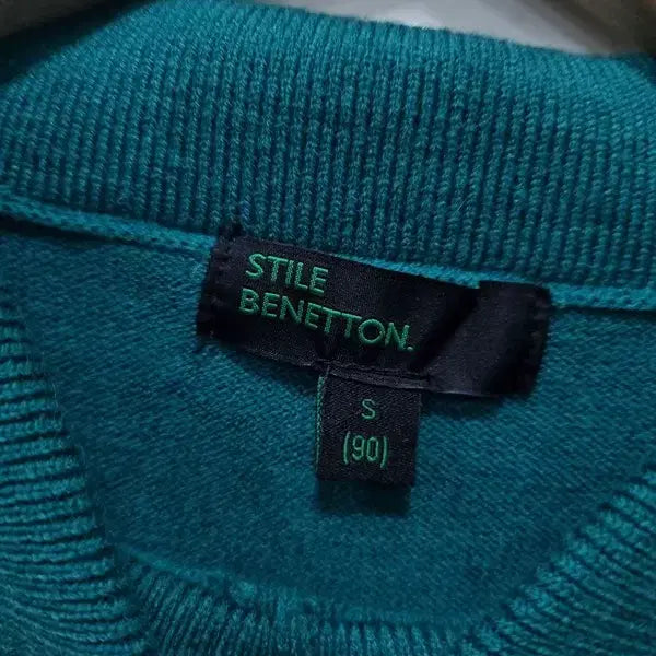 [BUNJANG] Steel Benetton 22FW Golf Knit Sweater / 여S/스틸베네통 22FW 골프 니트