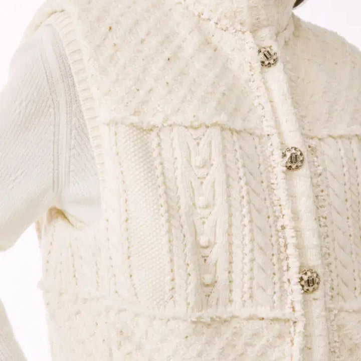 [SOLD OUT] 한섬 MINE 마인 트위드 구스다운 베스트