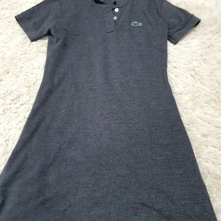 [SOLD OUT] 라코스테 차콜 그레이 피케 원피스
