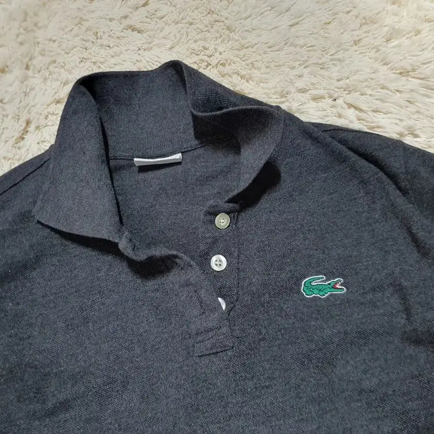 [SOLD OUT] 라코스테 차콜 그레이 피케 원피스