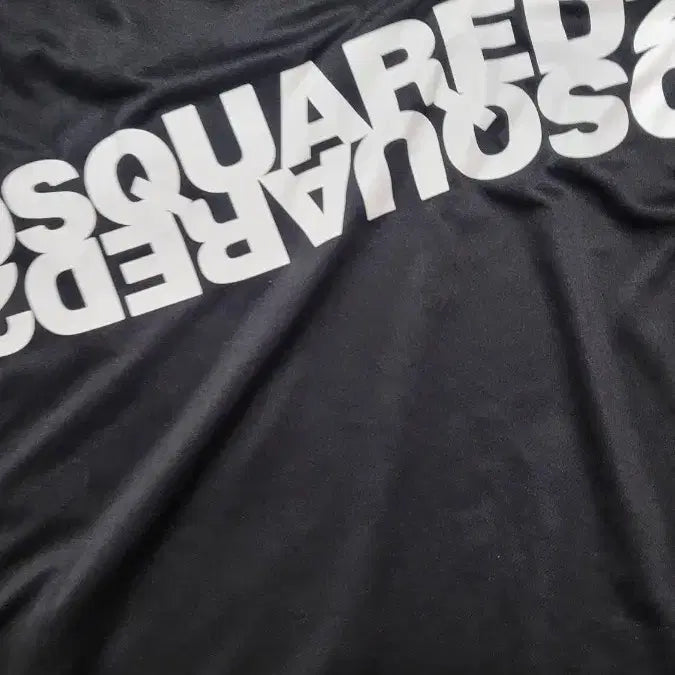 [BUNJANG] Dsquared2 Black Logo T-shirt / 디스퀘어드2 블랙 로고 반팔 티셔츠