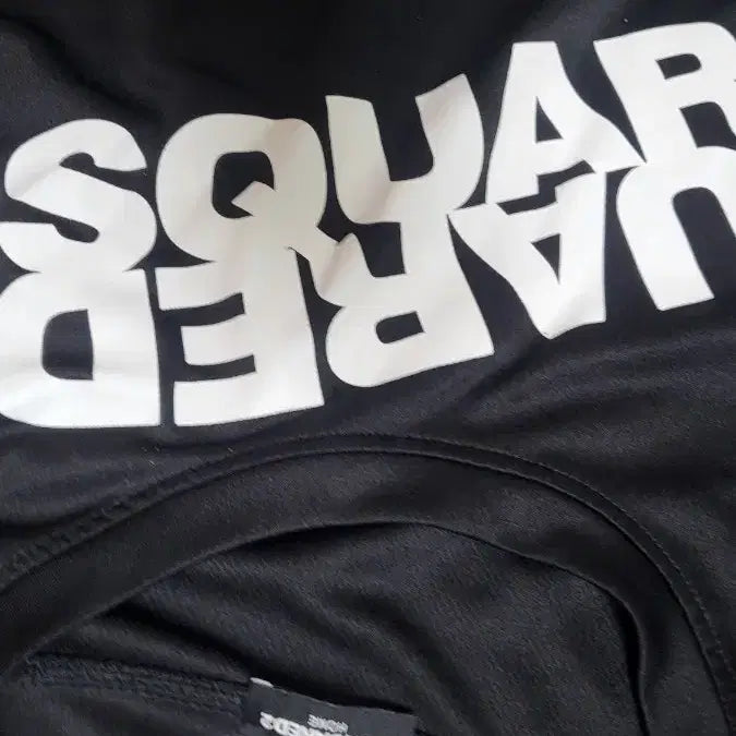 [BUNJANG] Dsquared2 Black Logo T-shirt / 디스퀘어드2 블랙 로고 반팔 티셔츠