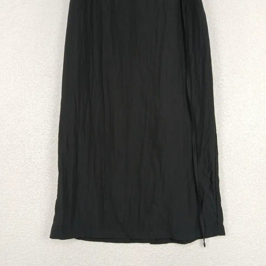 [SOLD OUT] 여성 블랙 밴딩 롱 스커트 (F)