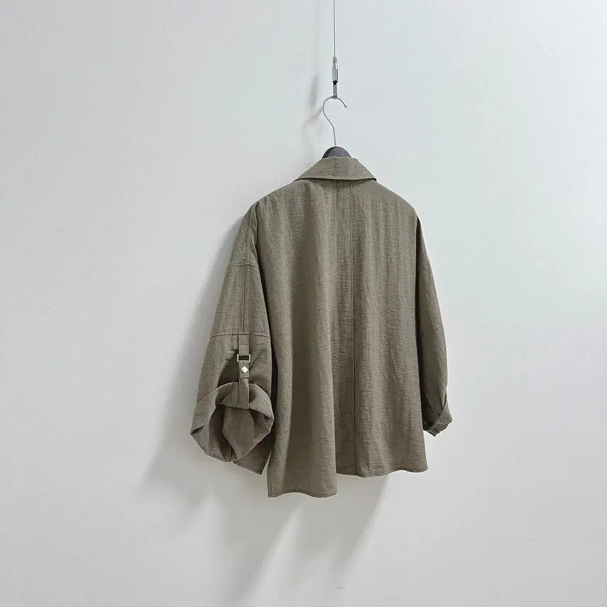 [SOLD OUT] 보브 소매 롤업 점퍼