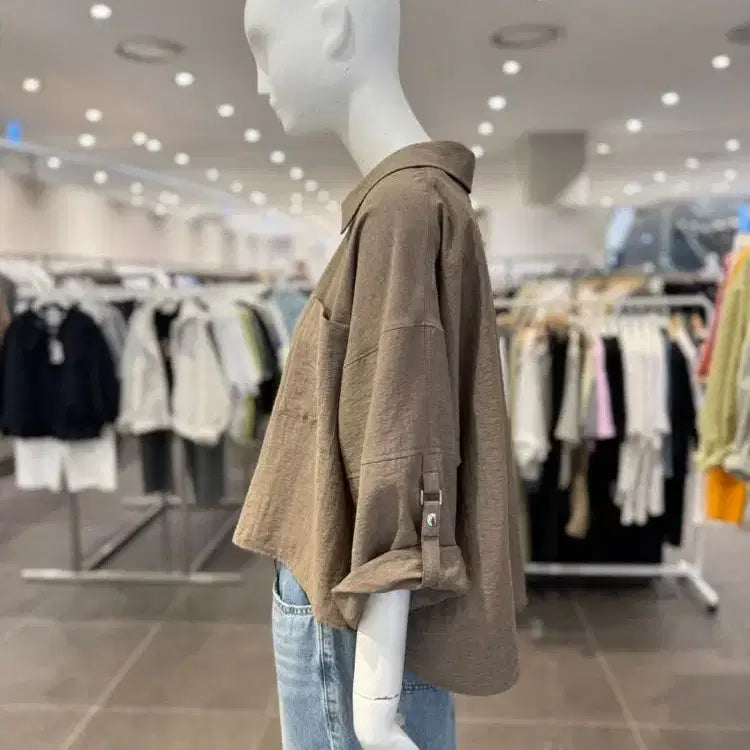 [SOLD OUT] 보브 소매 롤업 점퍼