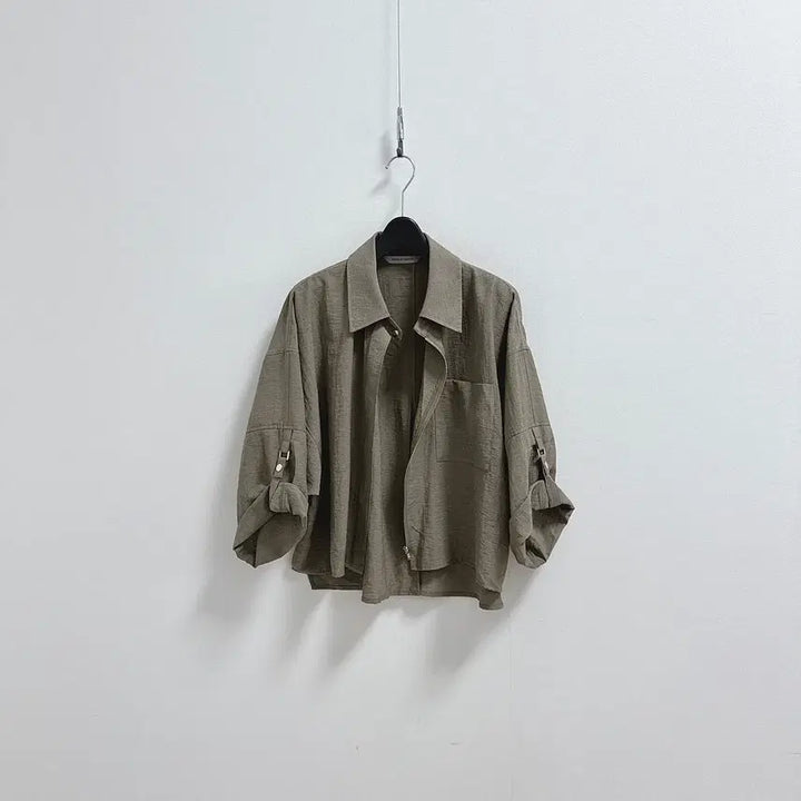 [SOLD OUT] 보브 소매 롤업 점퍼