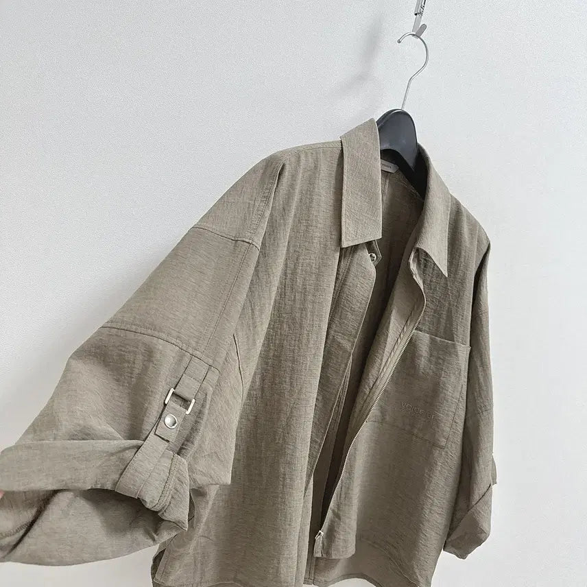 [SOLD OUT] 보브 소매 롤업 점퍼
