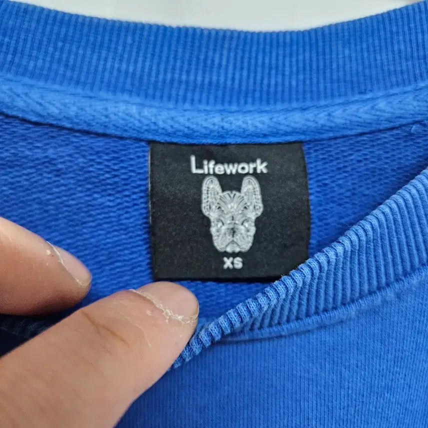 [BUNJANG] Life Work Big Logo Sweatshirt XS / 라이프워크 빅로고 맨투맨 티셔츠 XS