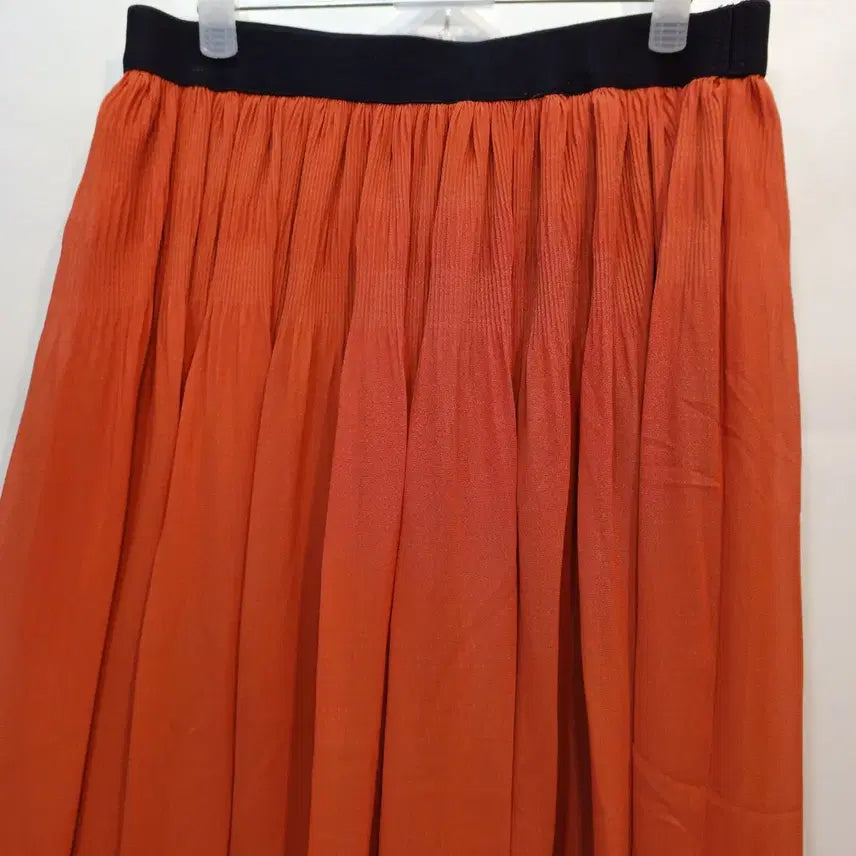 [BUNJANG] Orange Long Skirt - Size 28-30 / 주황색 롱 스커트 벤딩 28~30사이즈 봄여름  64181
