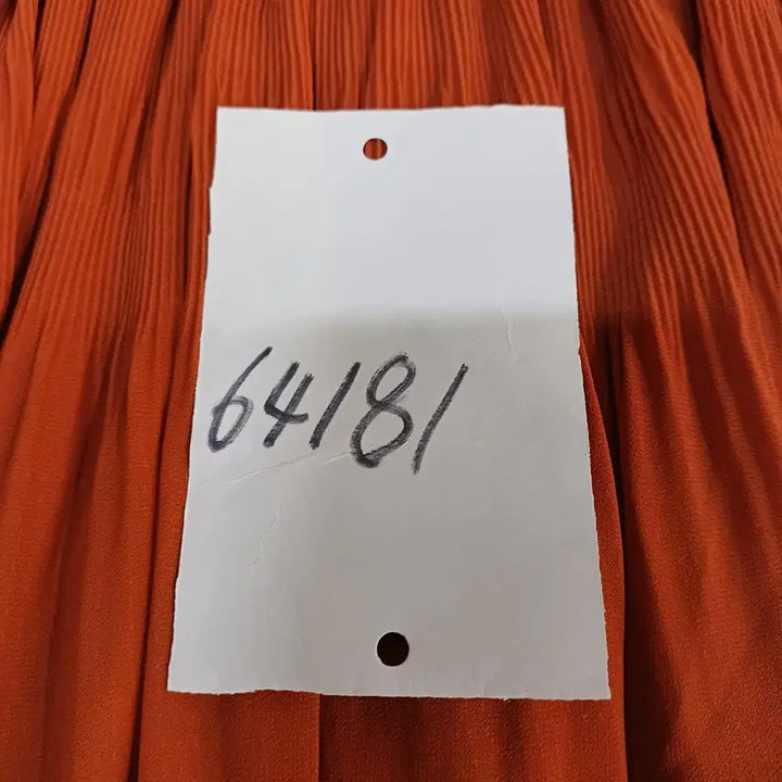 [BUNJANG] Orange Long Skirt - Size 28-30 / 주황색 롱 스커트 벤딩 28~30사이즈 봄여름  64181