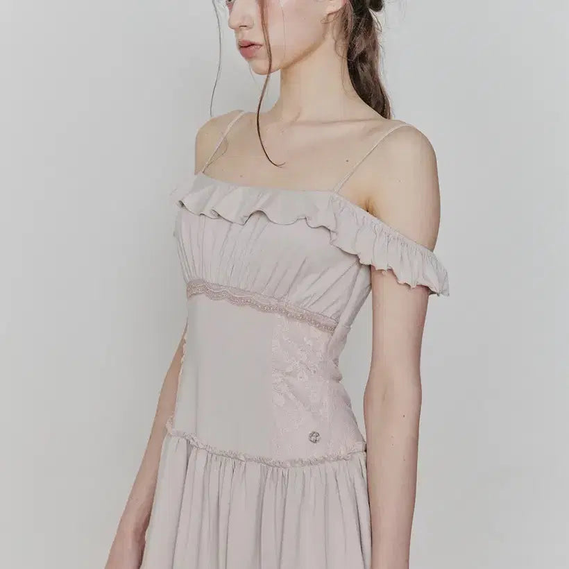 [BUNJANG] Pain or Pleasure Petal Ruffle Dress Pink / 페인오어플레져 PETAL RUFFLE DRESS pink
